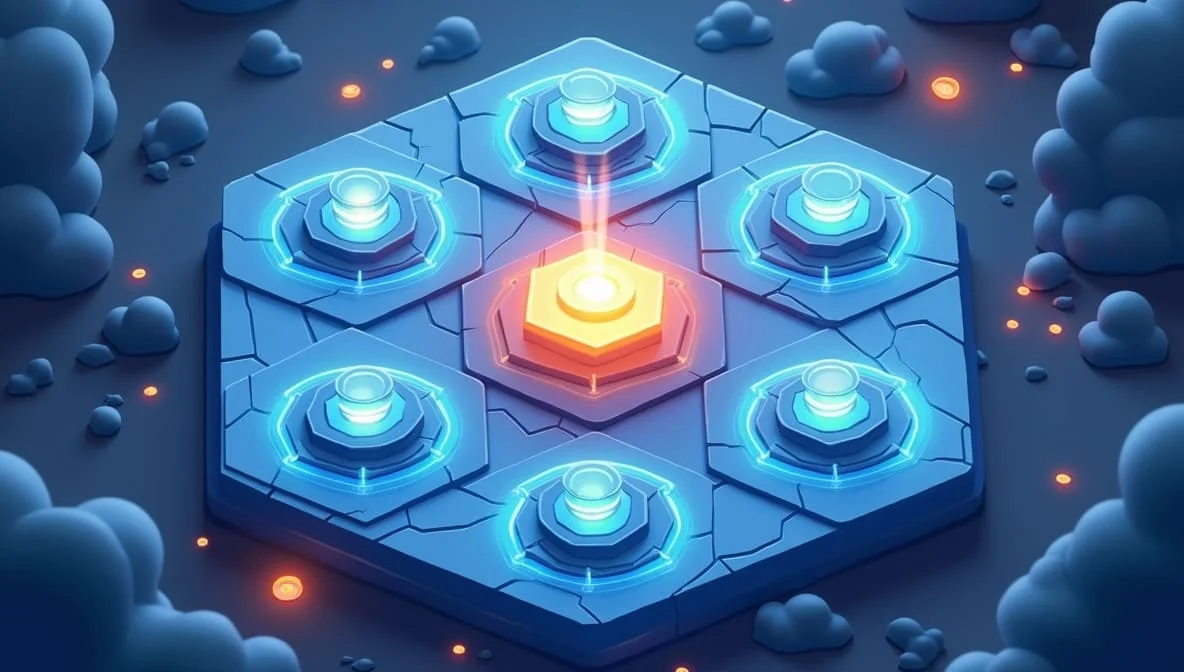 Aperçu du monde et des puzzles HexaForge